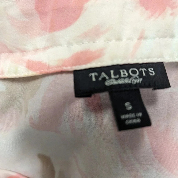 Talbots Classic Rose Top / Small - Picture 5 of 5